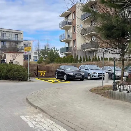 Modern 2-room With Large Balcony & Private Parking 아파트 그단스크