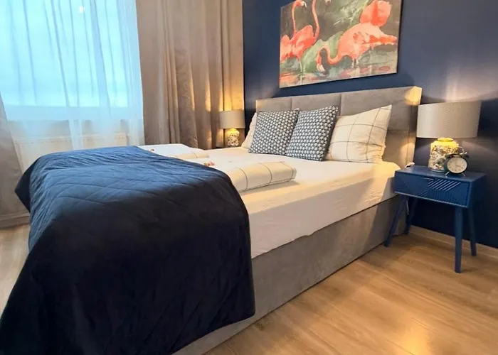 公寓 Modern 2-Room Apartment With Large Balcony & Private Parking 格但斯克