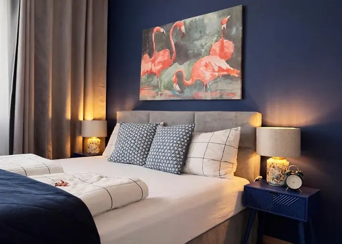 Modern 2-Room Apartment With Large Balcony & Private Parking 公寓 格但斯克